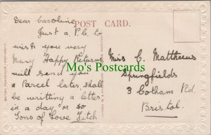 Genealogy Postcard - Matthews, Springfields, 3 Cotham Road, Bristol GL409