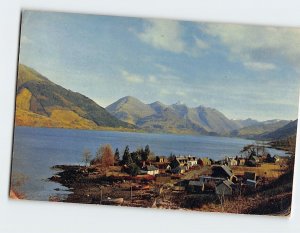 Postcard Letterfearn, Loch Duich and The Five Sisters, Letterfearn, Scotland