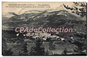 Old Postcard Villard De Lans Col From the Arc The Cornafion