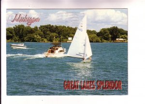 Speedboat, Sailboat, Great Lakes Splendor, Michigan,  Used 1998