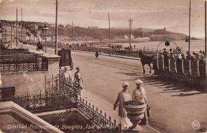 uk14312 central promenade douglas isle of man real photo uk