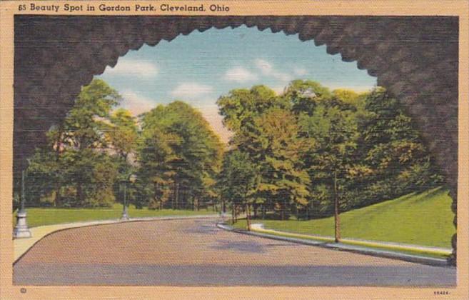 Ohio Cleveland Beauty Spot In Gordon Park 1948