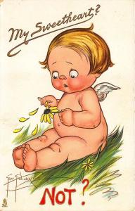 Raphael Tuck Cunning Cupids Signed Grace Wiederseim My Sweetheart Postcard
