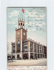 Postcard City Hall, Manchester, New Hampshire