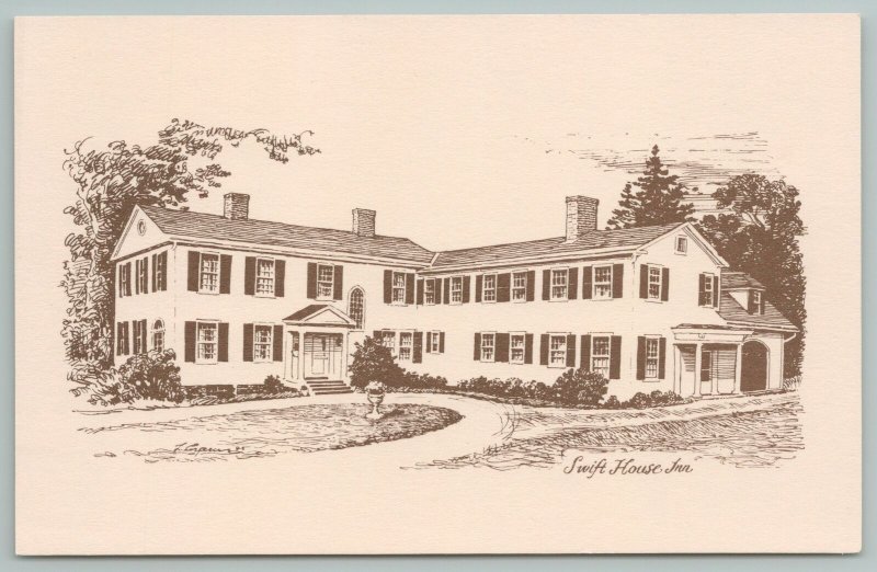 Middlebury Vermont~B&W Swift House Inn~Vintage Postcard
