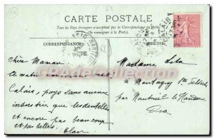 Old Postcard Panorama Calais to the Casino