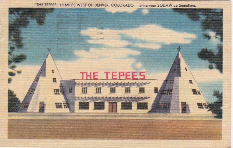 Colorado Denver The Tepees 1950 sk6677