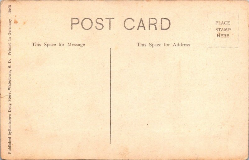 Catholic Church, Watertown SD Vintage Postcard G12