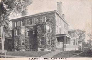 SACO MAINE WARDWELL HOME FOR AGING WOMEN POSTCARD 1910s