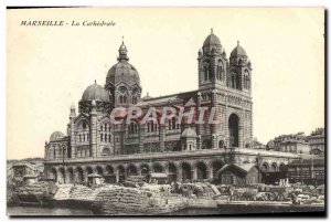 Old Postcard Marseille La Cathedrale