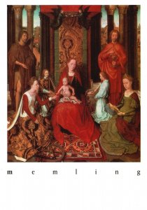 Postcard Hans Memling Zansnubenie Svatej Katariny Die Verlobung