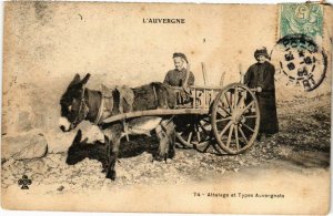 CPA l'Auvergne - Attelage et Types Auvergnats (72923)