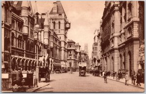 The Law Courts London England Cars Street View Buildings Postcard