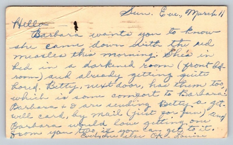 1911   Springfield  Missouri  Postal Card   Postcard