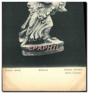 Old Postcard Greece Pallas Athene National Museum