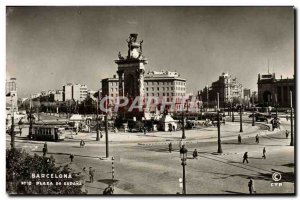 Postcard Modern Barcelona Plaza De Espana