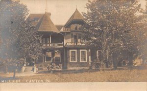 Canton Pennsylvania Hillside  Real Photo Vintage Postcard AA69906