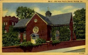 St. Pauls Episcopal Church - Norfolk, Virginia