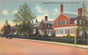 Dover Delaware 1940s Postcard Elizabeth W. Murphy School