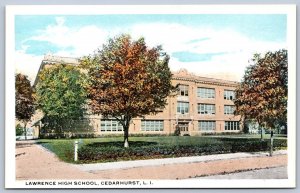 K45/ Cedarhurst Long Island New York Postcard c1910 Lawrence High School 432