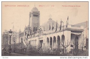 Exposition Universelle Bruxelles 1910, Fabrique d'Armes De Herstal, Bruxelles...