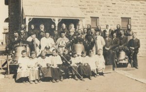 RP: OLMITZ , Kansas , 1900-10s ; Blessing of church Bells