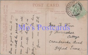 Genealogy Postcard-Wren, 9 Horseshoe Cottage,Cranbrooke Road,Ilford,Essex GL2093