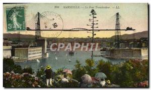 VINTAGE POSTCARD Marseilles the Transporter bridge