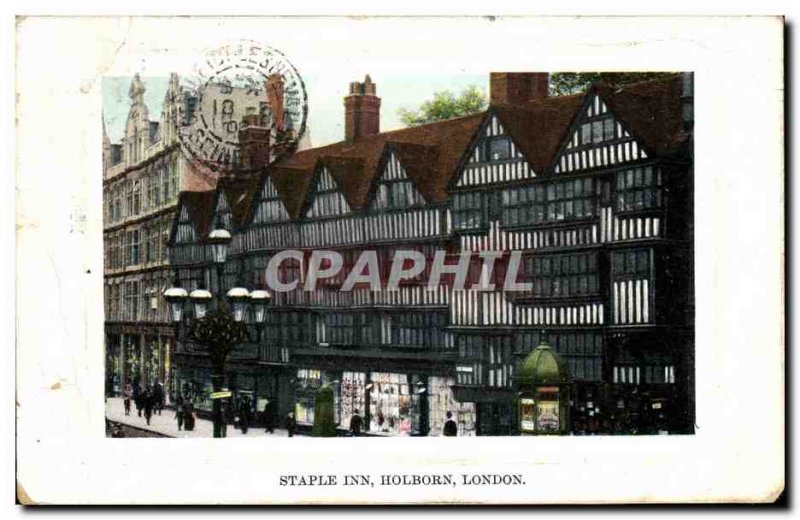 Postcard Old Staple Inn Holborn London