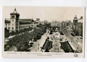 299768 SPAIN BARCELONA University square Vintage photo postcard