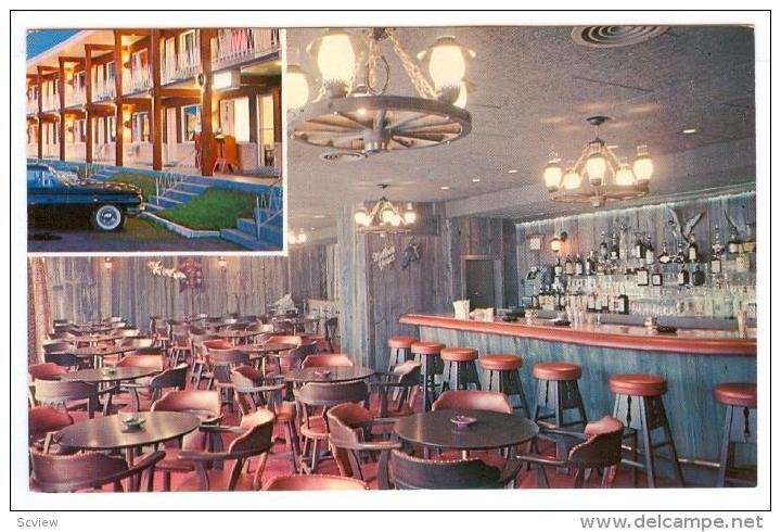 Night View, Dining Room and Bar, Le Longchamp Restaurant, Belvedere Motel, Mo...