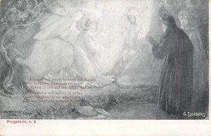 The Divine Comedy Italian poem by Dante Alighieri artist G. Szoldatics Purgatory