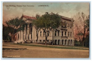 c1940 Law Building Kansas State University Lawrence Kansas KS Unposted Postcard