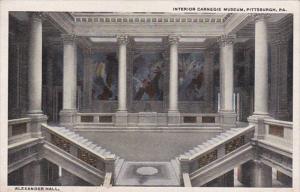 Pennsylvania Pittsburgh Carnegie Museum Interior Alexander Hall