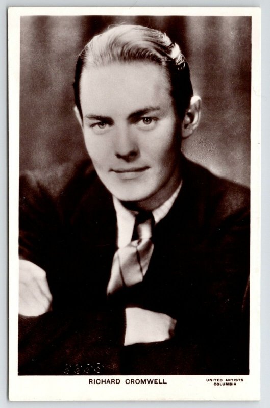 Long Beach CA Native~Actor Richard Cromwell~Radabaugh~Young Mr Lincoln RPPC1950s