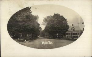 Georgetown MA Main St. c1905 Real Photo Postcard