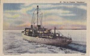 Ice Crusher Mackinaw Linen Postcard