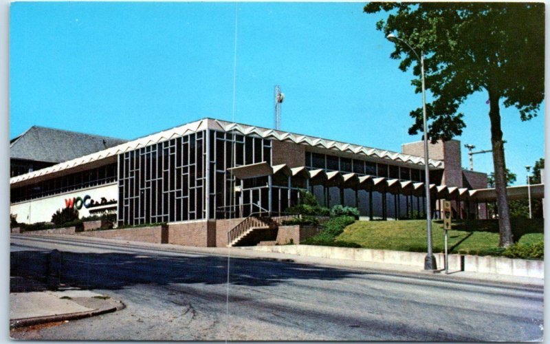 Postcard - WOC Broadcast Center - Davenport, Iowa