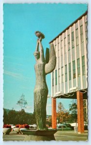 CANBERRA, AUSTRALIA ~ Civic Square ETHOS Tom Bass Sculpture 1950s Postcard