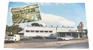 Leonard's Bakery Honolulu Old Cars Kapahulu Malasadas Pao Doce Postcard