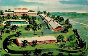 Postcard Sky Top Motel in Kingston, New York~1008