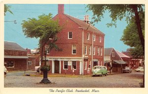 Nantucket Massachusetts 1960s Postcard The Pacific Club VW Bus