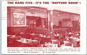 M-13960 Neptune Room Johnson's Hummocks Sea Food Grill Providence Rhode Island