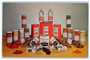 1960 Orient Spice Co. Gendron St. Charleston South Carolina Advertising Postcard