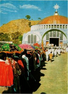 CPM AK Timkat procession St. Mary of Zion cathedral in Axum MAROC (880860)