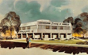 BERWYN, Illinois IL   CZECHOSLOVAK SOCIETY OF AMERICA~New Home Office   Postcard