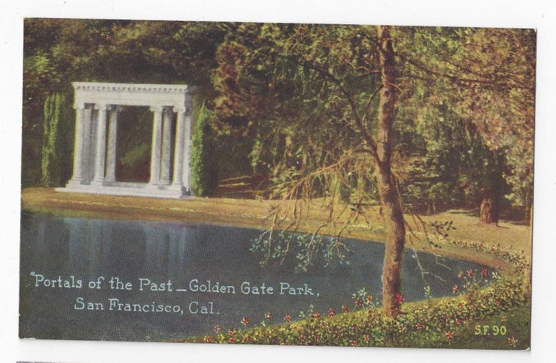 CA San Francisco Golden Gate Park Portals of the Past Vntg PNC Postcard S.F. 90