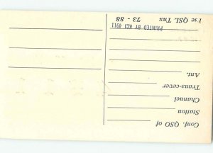 Pre-1980 RADIO CARD - CB HAM OR QSL Charlotte North Carolina NC AH1800