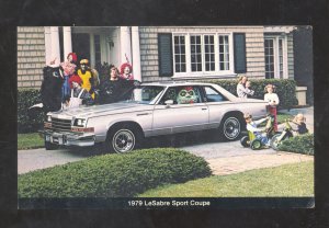 1979 BUICK LESABRE SPORT COUPE CAR DEALER ADVERTISING POSTCARD LANCASTER PA.