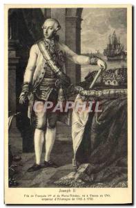 Postcard Old oseph II Son of Francois 1er and Marie Therese did Vienna in 174...